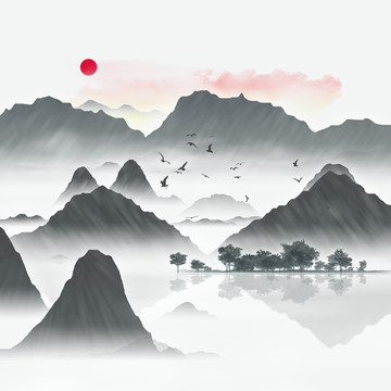 裝飾水墨畫