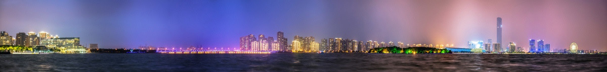 苏州金鸡湖夜景