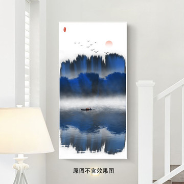 意境水墨山水装饰画