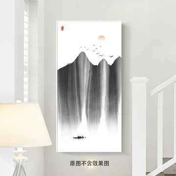 意境水墨山水装饰画