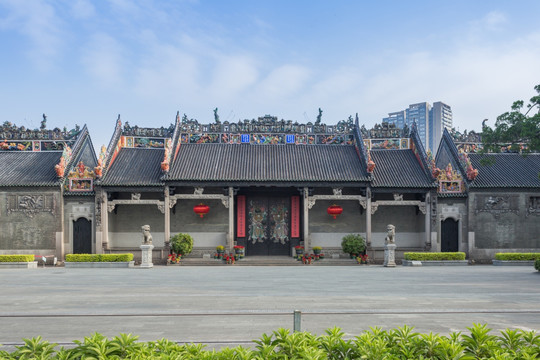 中式建筑庭院