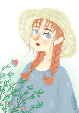 美女插畫