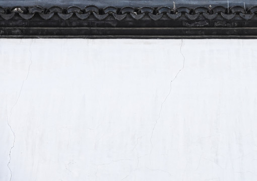 中式建筑白墙