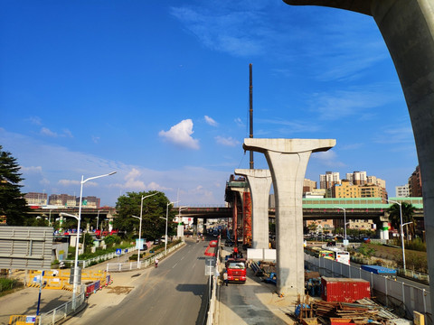 光明马田地铁建设