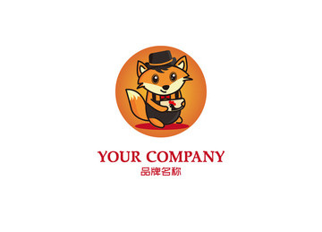 卡通狐狸先生logo