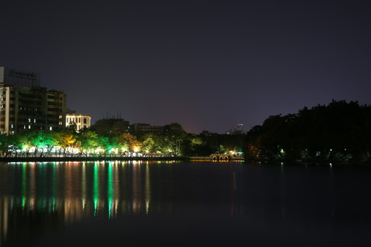 惠州西湖夜景