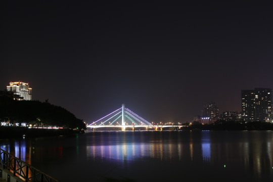 合生大桥夜景