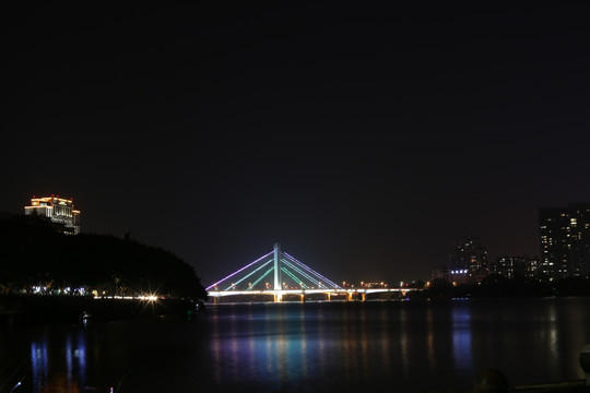 合生大桥夜景全景