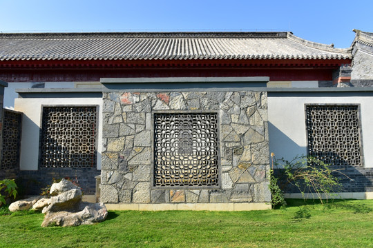 现代中式仿古庭院建筑