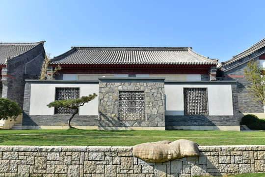 现代中式仿古庭院建筑