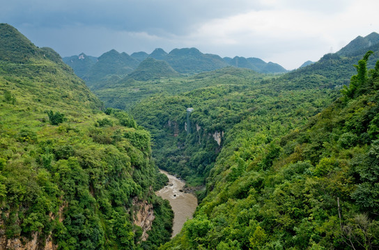 马岭河峡谷