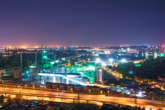 首钢夜景