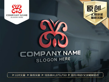 花朵蓮花藝術(shù)LOGO