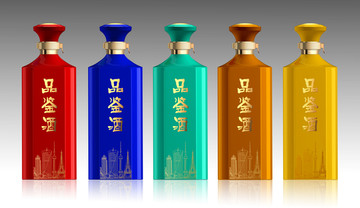 酒瓶效果圖