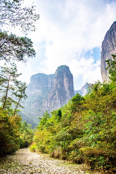 云雾缭绕山景