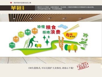 食堂文化墻