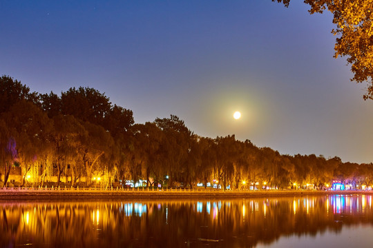 北京什刹海夜景