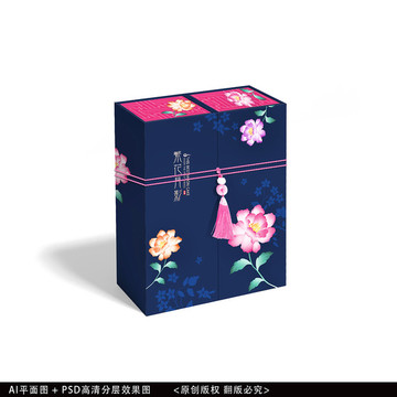 禮品包裝平面圖
