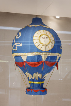 博物馆热气球模型