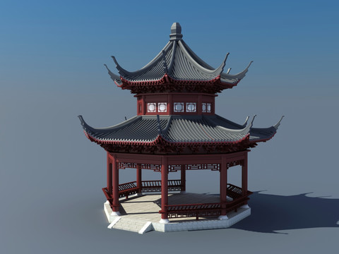 重檐八角亭