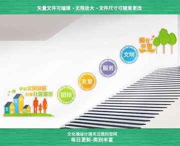 社區(qū)樓道文化墻