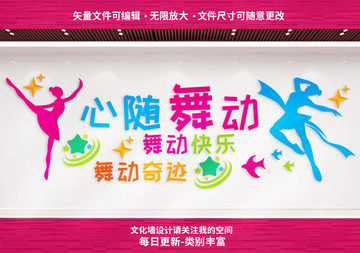 舞蹈文化墻