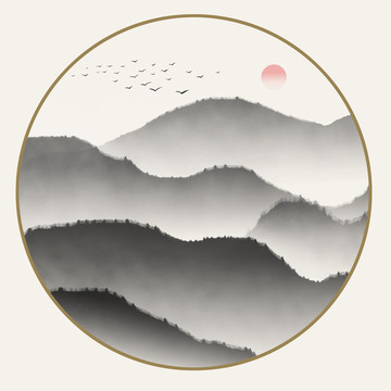 水墨山水