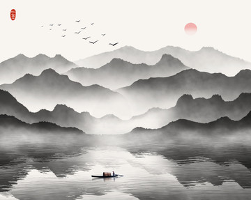 水墨山水