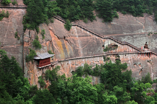 黄陵国家森林公园栈道