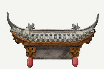 中式古建筑門樓