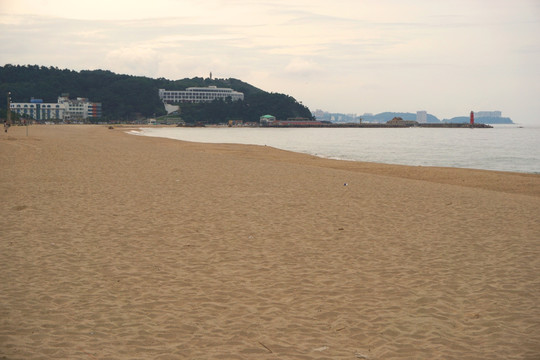 韩国襄阳洛山海水浴场