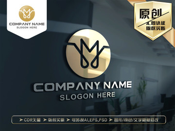 M字母LOGO设计