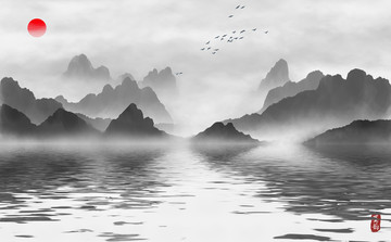 創(chuàng)意水墨畫(huà)