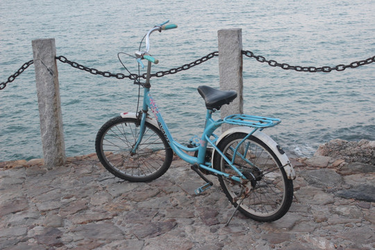 单车与大海