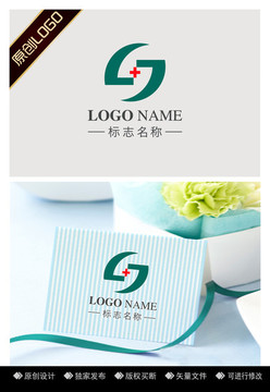 LS字母醫(yī)療標(biāo)志