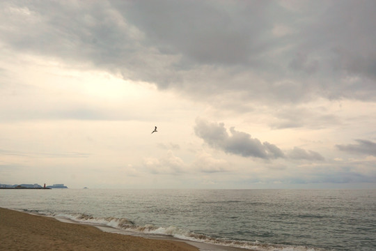 韩国襄阳洛山海水浴场