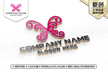 蝴蝶LOGO設(shè)計