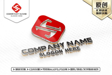 S字母SX字母LOGO設(shè)計(jì)