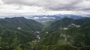 航拍红桃村