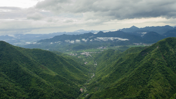 航拍红桃村