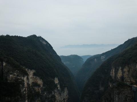 张家界大峡谷风光