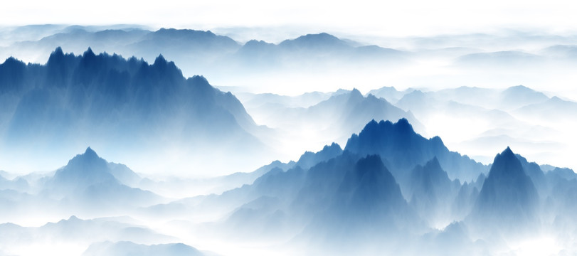 新中式山水畫