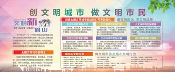 创文明城市做文明市民