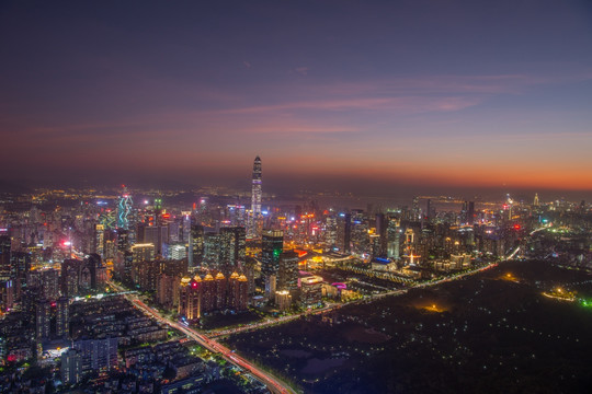 深圳全景夜景