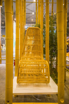 竹子造型展厅