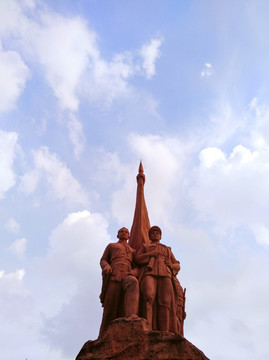百色起义革命雕塑