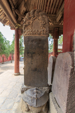 山西洪洞广胜寺古代石碑