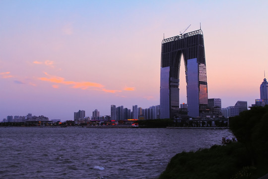 金鸡湖夜景