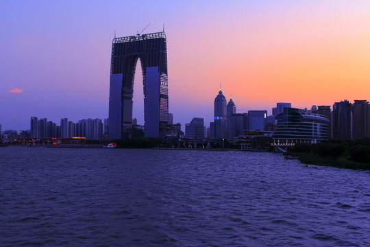 金鸡湖夜景