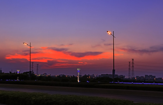 城市夜空